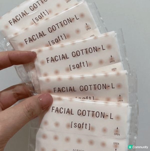 ALBION高級柔化妝棉是專為搭配ALBION護膚品而設計的...