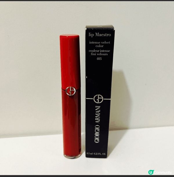 Giorgio Armani MAESTRO絲絨的啞亮唇釉，...