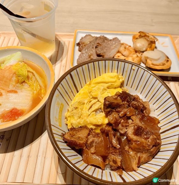 中西區三間特色店鋪，第一張為午餐時間日式快餐店，第二張為晚餐...