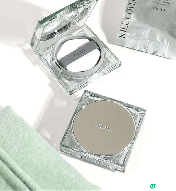Clio無瑕毛孔綠色氣墊粉餅 油痘肌就選這款遮瑕氣墊！ 全新...