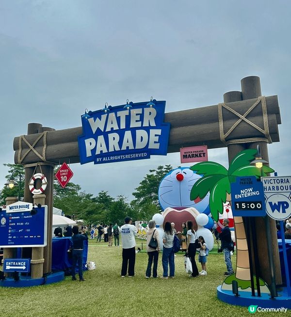 很懷念之前一連八日在维港海上大巡遊的4大熱門IP角色多啦A夢...