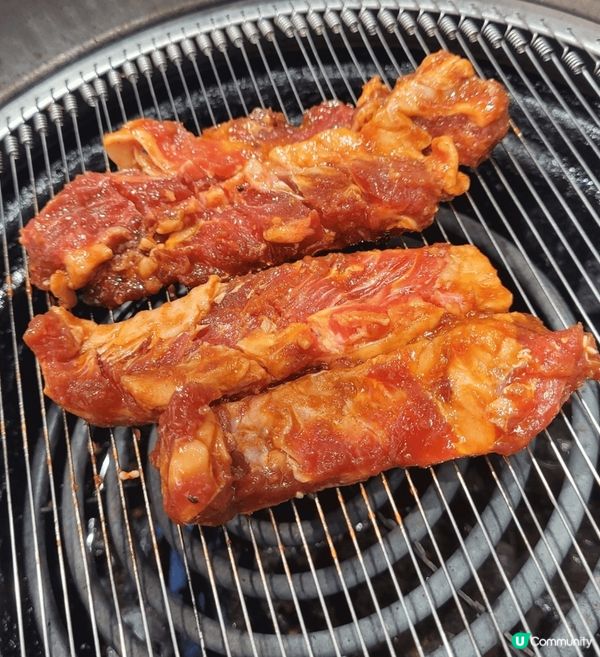 深圳皇庭廣場，路邊鐵桶，韓國烤肉料理，二人餐大眾點評258元...