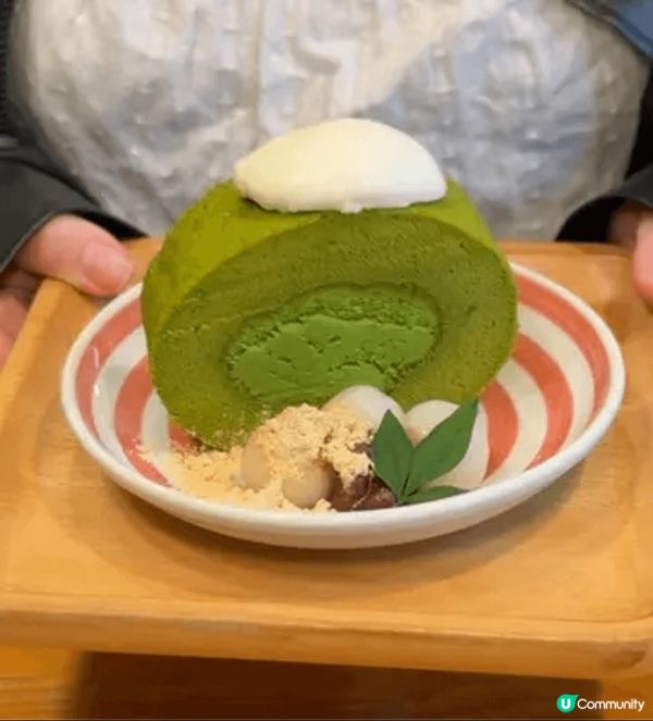 ⭐️日式蕨餅抹茶心太軟伴抹茶雪糕$75