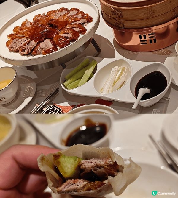 前幾天來北京樓看到正在做推廣，推出北京填鴨孖寶套餐😋，看起來...