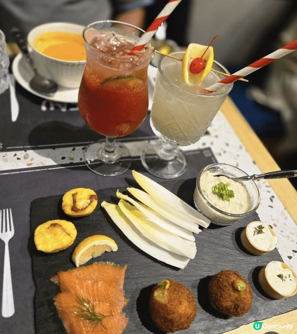 老公生日，我們去灣仔的Odelice餐廳享用精緻法式料理。前...