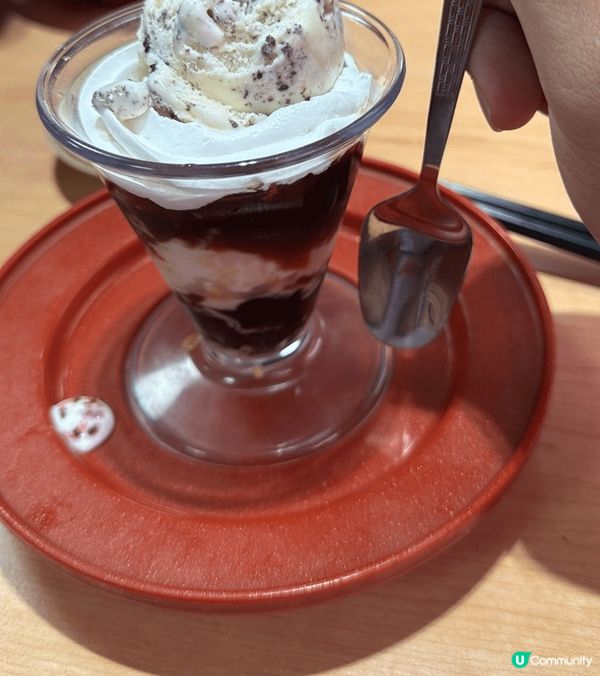 曲奇雪糕意式咖啡芭菲 ($27)