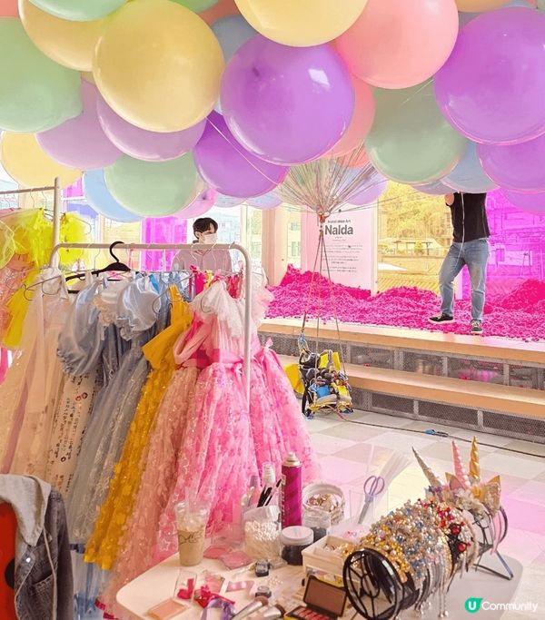 粉色熱氣球咖啡店🎈！打卡影相📸，靚爆朋友圈！