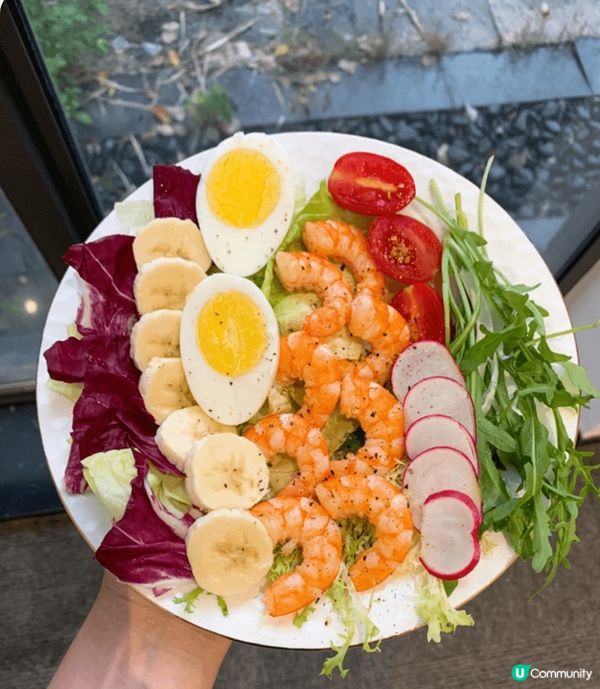 雞胸肉烚蛋加疏菜，含豐富蛋白質，低脂低卡路里，健康美味之選