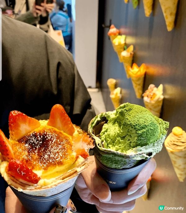 深圳的July tale可麗餅 我終於黎啦!! 超級多口味選...