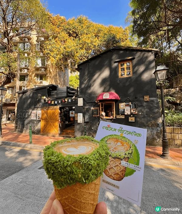 打卡一間隱藏於澳門官也街的網紅咖啡店，每日門前都大排長龍真係...