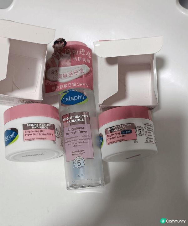 我用過Cetaphil 爽膚水，晚霜及日霜改善皮膚乾燥、泛紅...