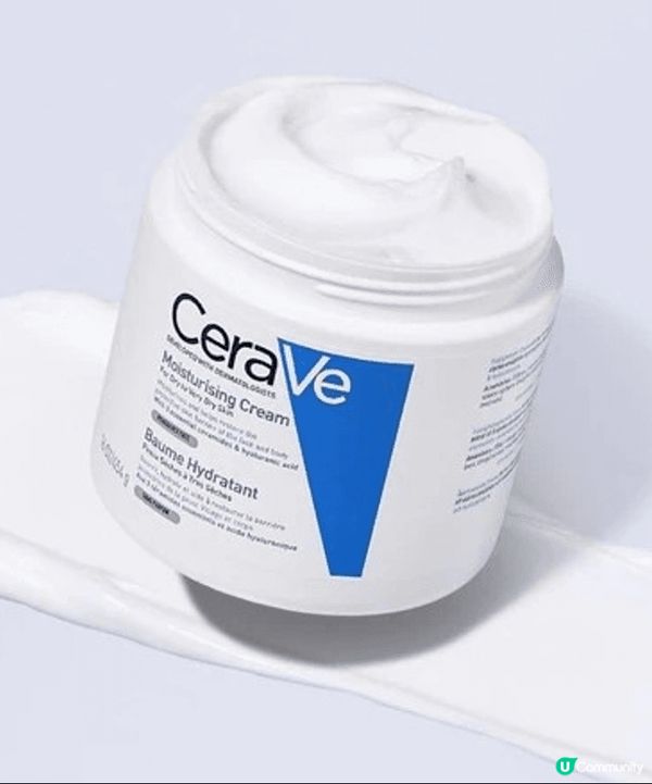 CeraVe長效滋潤修復霜的配方含3種親膚Ceramides...