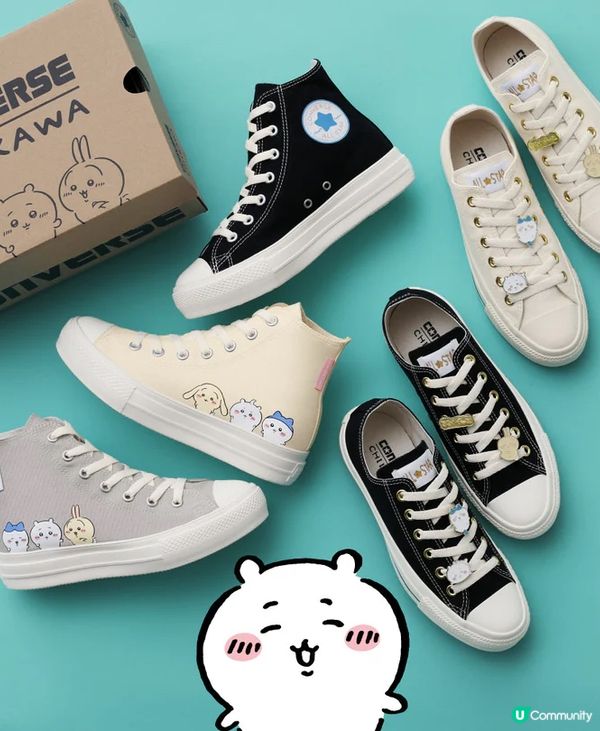 【速報】Chiikawa x Converse 第二彈❗️❗️