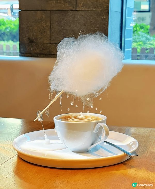 一直以為夢幻的雲朵咖啡只能在網上看到🥺