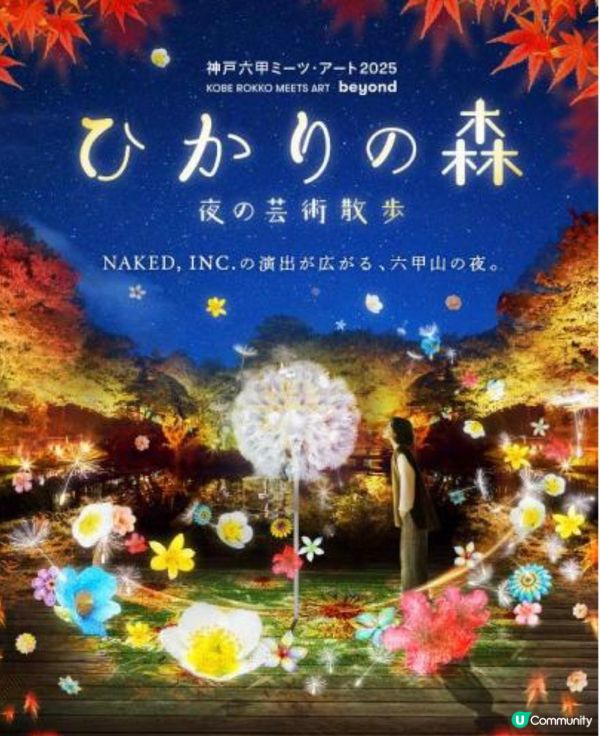 六甲山藝術洗滌心靈之旅～🌄日與夜🌃