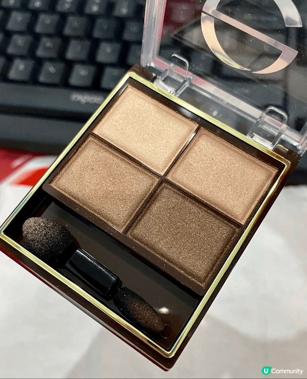 平價入門級裸妝百搭4色眼影盤推介🥰EXCEL SR03帶有柔...