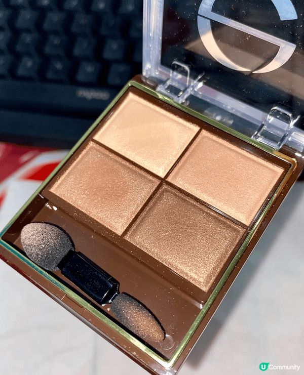 平價入門級裸妝百搭4色眼影盤推介🥰EXCEL SR03帶有柔...