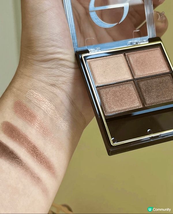 平價入門級裸妝百搭4色眼影盤推介🥰EXCEL SR03帶有柔...