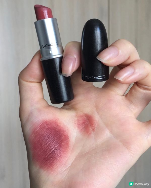 低飽和灰粉唇膏試色！薄塗超仙😍💄