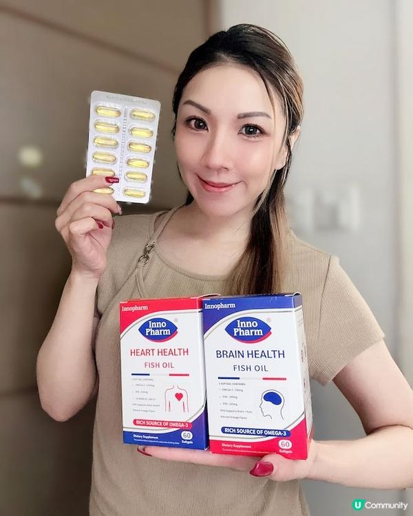 優質高效好吸收！ ♥ 補腦・補眼・通血・護心！►法國Innopharm醫療級魚油