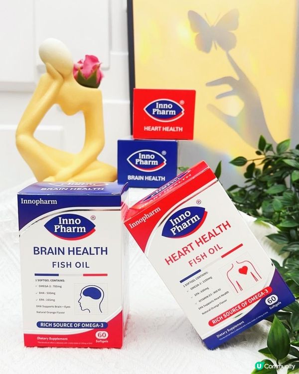優質高效好吸收！ ♥ 補腦・補眼・通血・護心！►法國Innopharm醫療級魚油