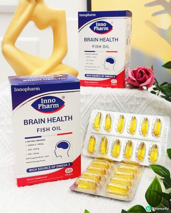優質高效好吸收！ ♥ 補腦・補眼・通血・護心！►法國Innopharm醫療級魚油