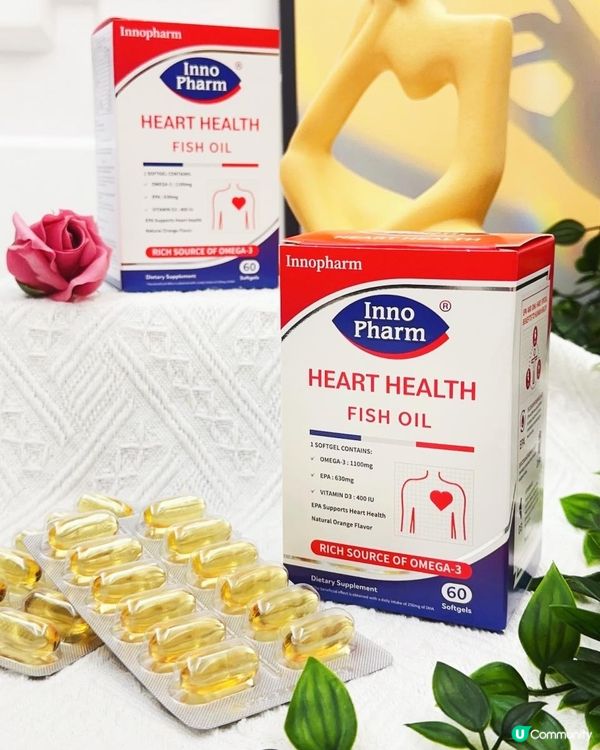 優質高效好吸收！ ♥ 補腦・補眼・通血・護心！►法國Innopharm醫療級魚油