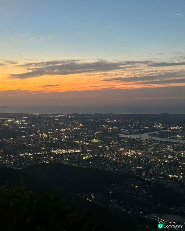 皿倉山夜景 ✨ 北九州必去！