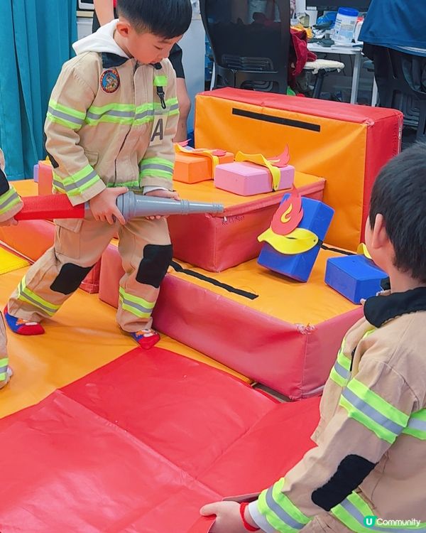🔥消防小隊長體驗，超正！💪