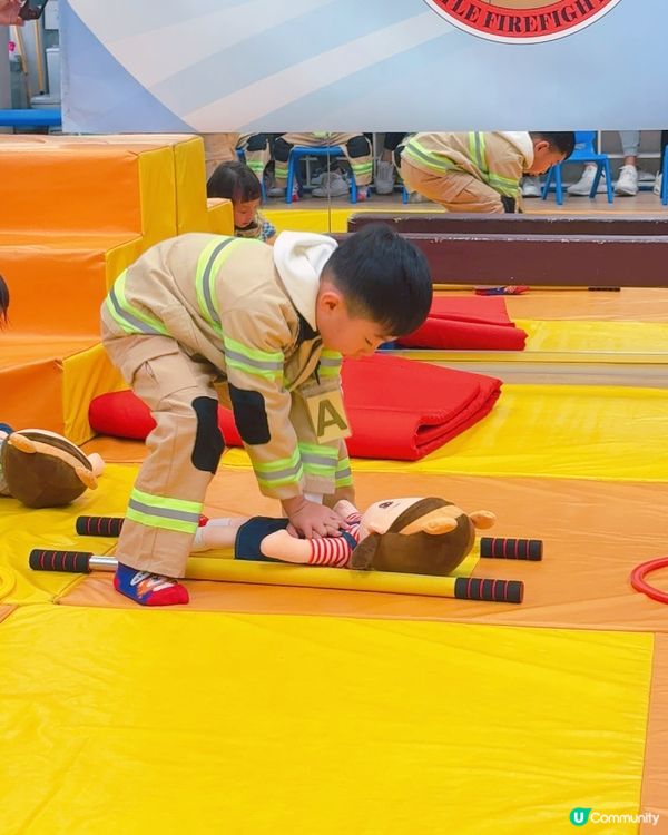 🔥消防小隊長體驗，超正！💪