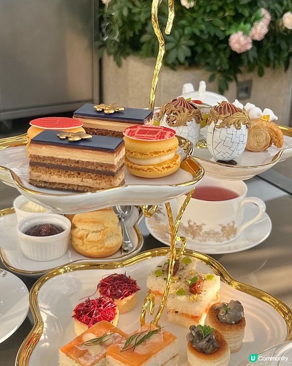 下午茶嘆法式浪漫 🌹☕️