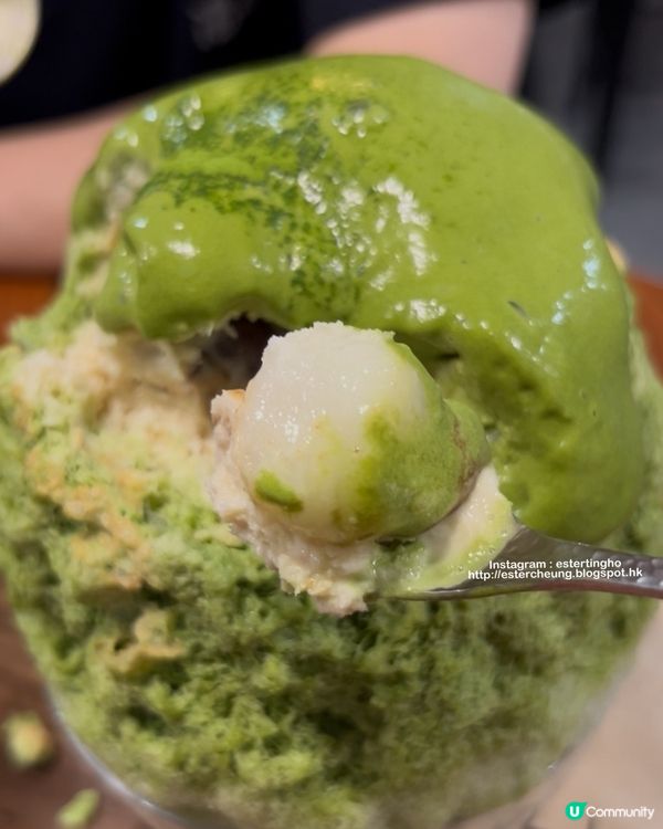 Shari Shari 抹茶黃豆粉刨冰