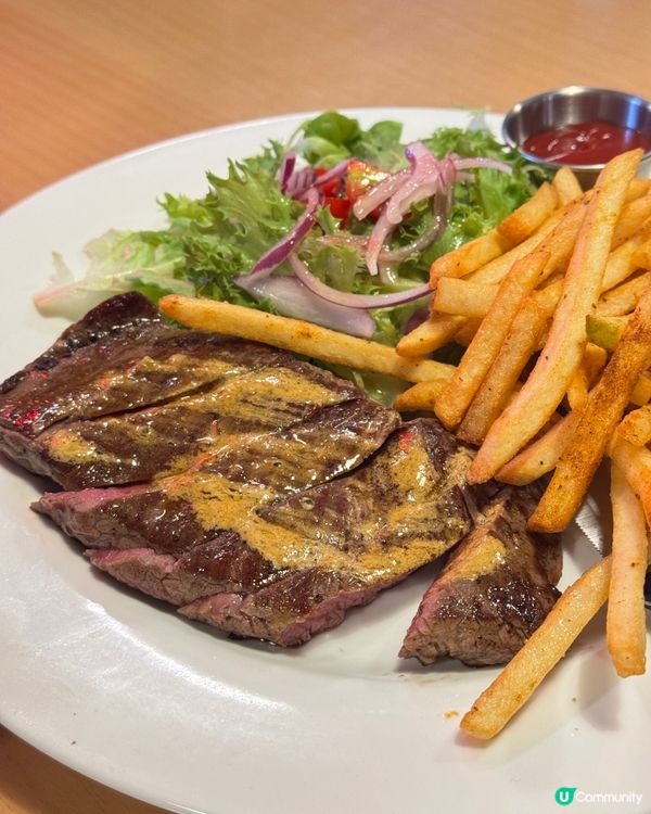 海港城Flat Iron Burger🍔🍟漢堡牛扒都好食😋