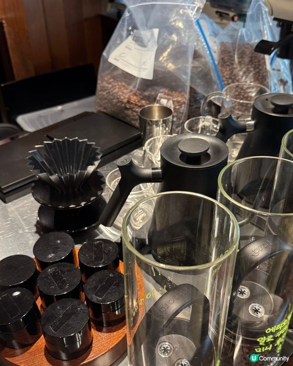 🇰🇷江南狎鷗亭🌿木系韓風咖啡廳☕️人氣拉花拿鐵+蜂蜜法包勁邪惡😈