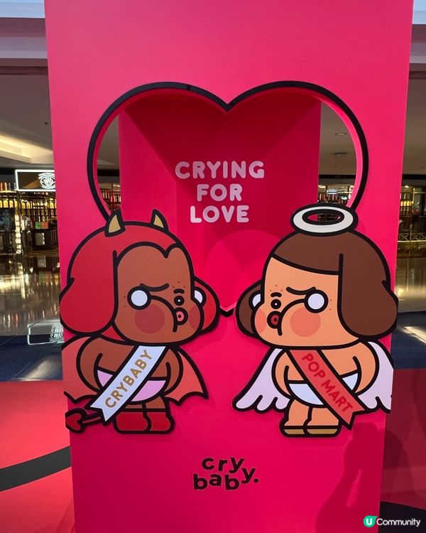 Crybaby 登陸九龍塘又一城😍🥹巨型藝術裝置打卡滿分！