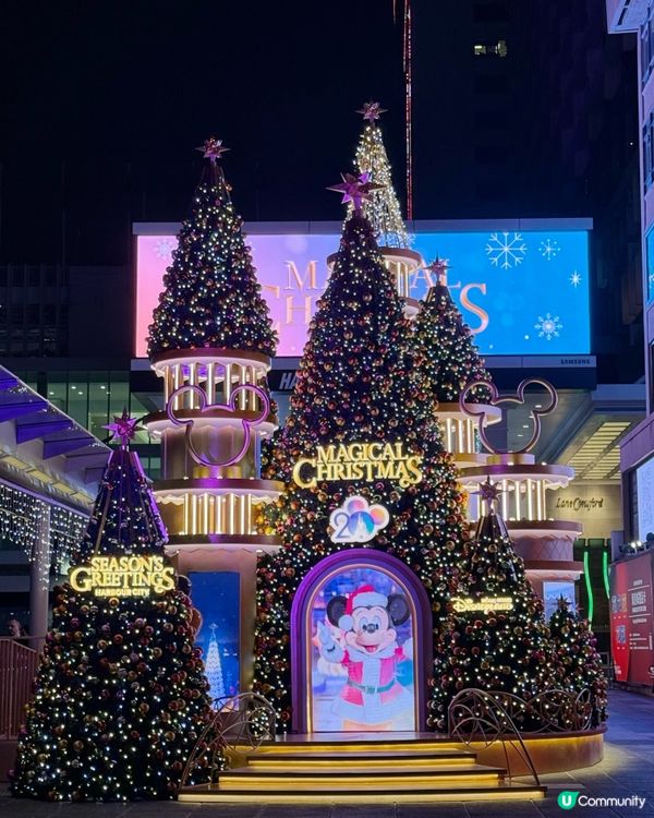 香港迪士尼20周年聖誕🎄海港城打卡熱點📸快啲去影相喇🥳