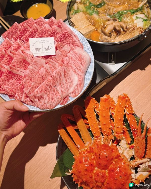 大阪城慢跑🏃‍♀️！A5宮崎牛 帝王蟹吃到爽