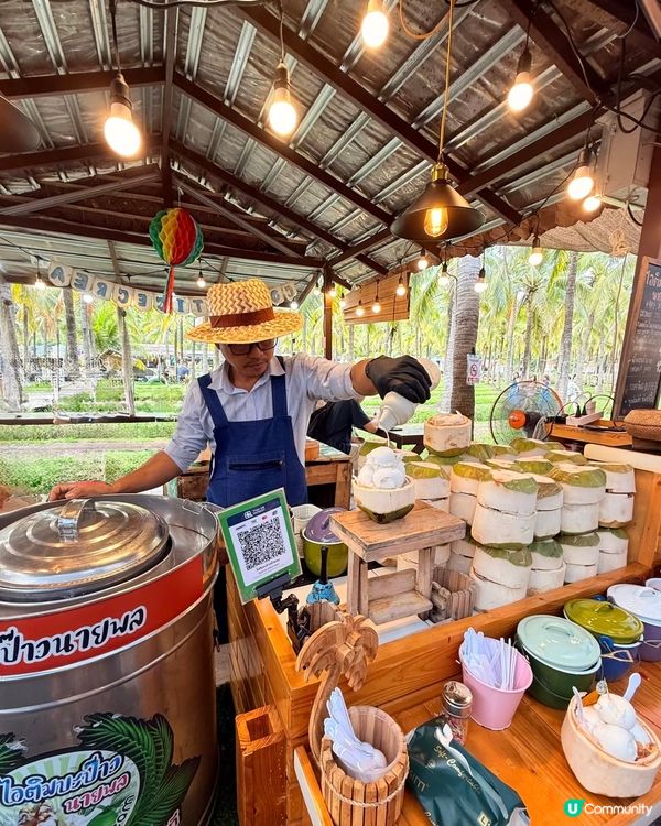 🇹🇭清邁最Chill Coconut Market 