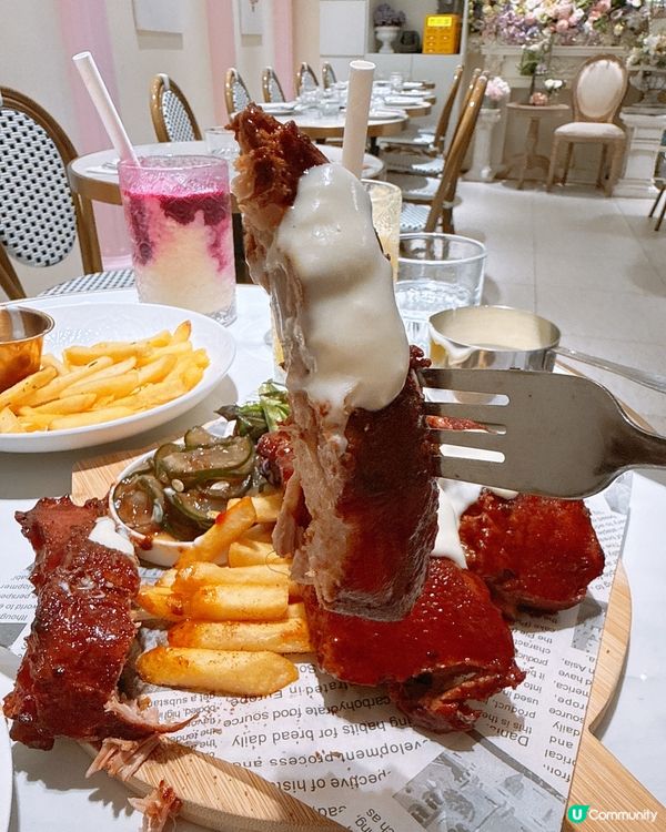 🇭🇰觀塘小豬粉色系少女風Cafe 