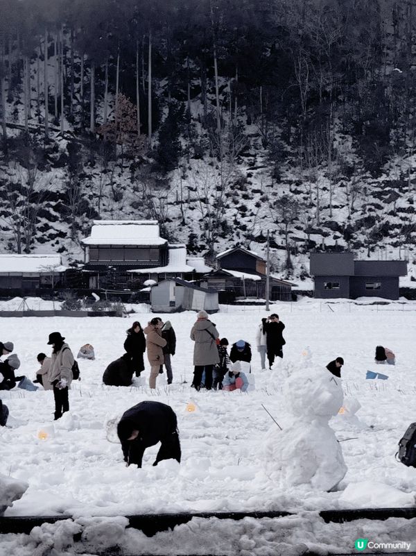 🇯🇵冬遊關西 · 美山かやぶきの里雪灯廊❄️