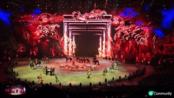 珠海長隆馬戲，長隆秀，好睇，不過小朋友可能寧願去玩機動遊戲多...