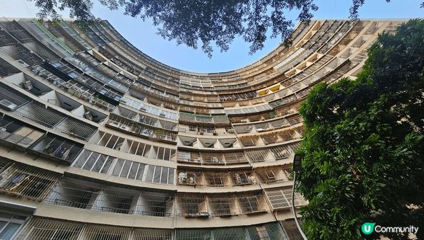 高雄果貿社區，當地的廉租屋，被稱為台灣的怪獸大廈