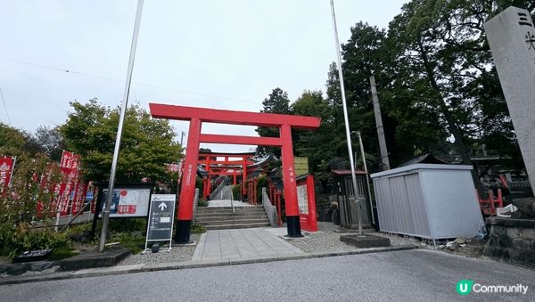 犬山城一日遊, 今日的天氣陰陰的, 在犬山站出來, 行右手邊...