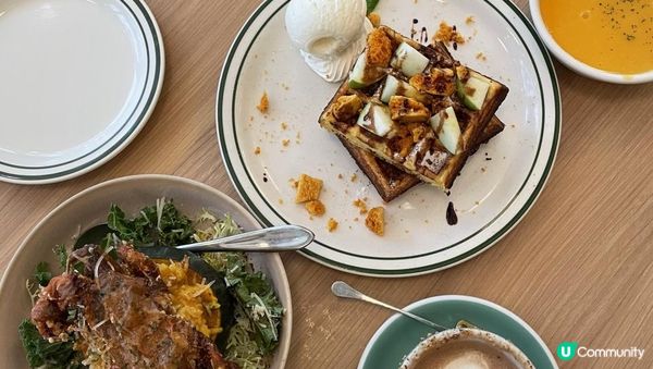 【#思思賢美食推介】中環Brunch好去處！Green Waffle Diner