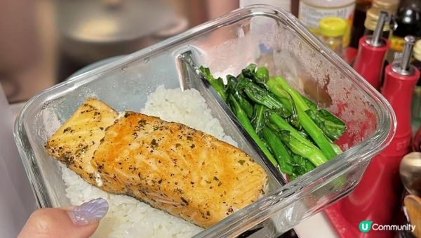 【思家廚房】愛心飯盒🍚 香草三文魚 💖