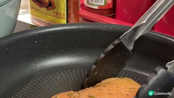 【思家廚房】愛心飯盒🍚 香草三文魚 💖