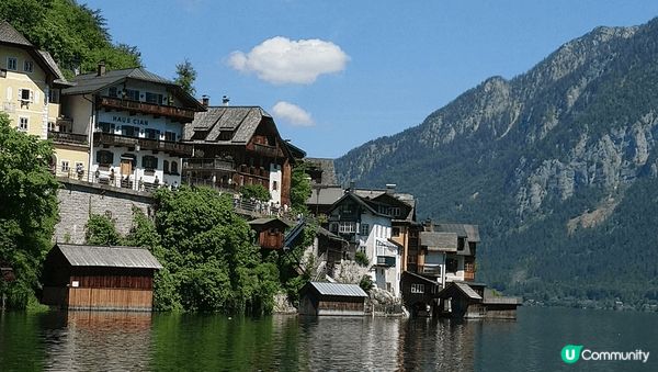 奧地利旅遊🥳哈爾施塔特湖😍欣賞超美麗湖景山景旅遊聖地💕...