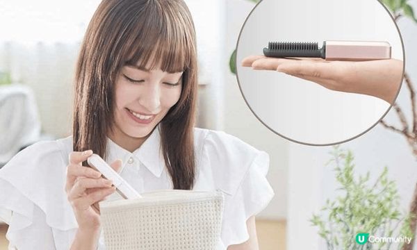 Koizumi 小泉成器 無線USB迷你瀏海捲髮梳
