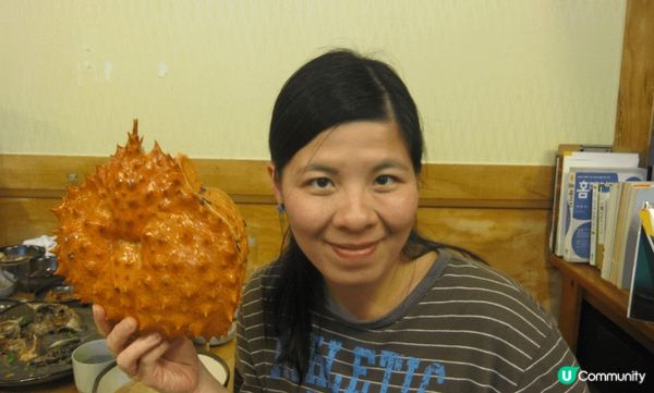 蜜月旅行於濟洲, 無敵巨型帝皇蟹足足 7kg....地點在市...