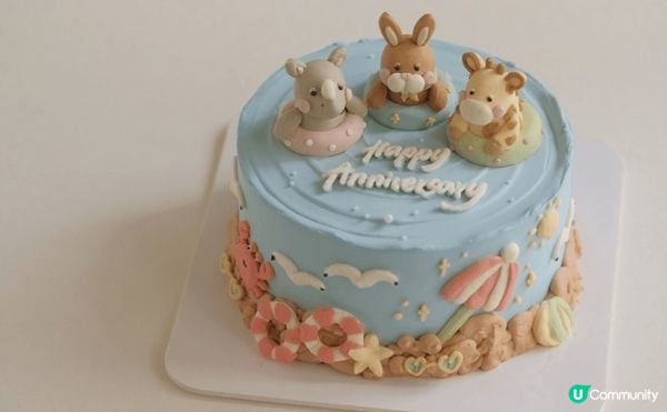 這3個蛋糕係今年分別同朋友一齊食過嘅造型蛋糕，使用低糖進口奶...